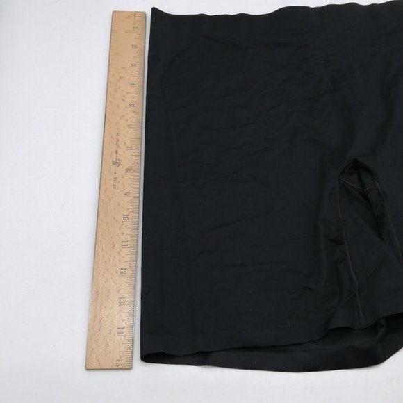 Nearly Nude Womens Panties Black Tap Pants Nylon Blend Cotton Liner M/L NEW - Picture 5 of 9